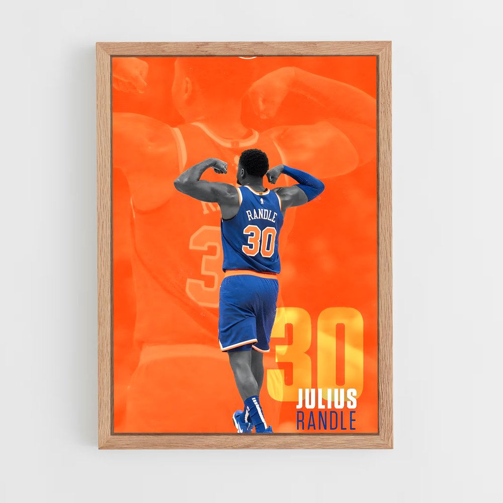 Poster Julius randle – affiche Basketball (vue 4)